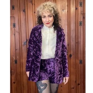 1960s Crushed Velvet Suit